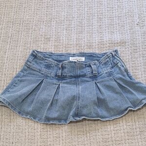 Almost Famous Denim Mini Skirt